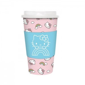 Hello Kitty Hello Kitty x Studio Oh! Rainbow Skies Paper Hot Cups Pink | USA_HK59629