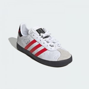 Hello Kitty Hello Kitty x adidas Gazelle Sneaker (Youth) Red Black | USA_HK24492