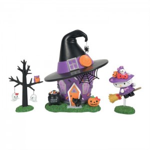 Hello Kitty Hello Kitty's Halloween Witch Tower Figurine Set Purple | USA_HK45730