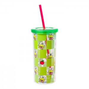 Hello Kitty Keroppi 20oz Apples Travel Tumbler Green | USA_HK55988