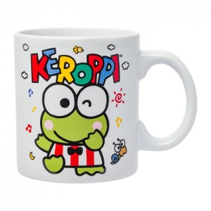 Hello Kitty Keroppi All-Over Print Ceramic Mug (Winking) Green | USA_HK22924