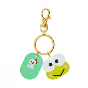 Hello Kitty Keroppi Besties Keychain Green | USA_HK64137