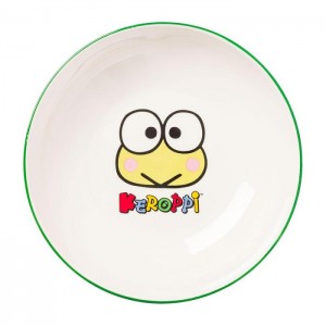 Hello Kitty Keroppi Ceramic Dinner Bowl (Snacktime) Multicolor | USA_HK48023
