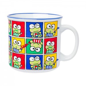 Hello Kitty Keroppi Ceramic Mug (Grid Pose) Multicolor | USA_HK30354