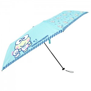 Hello Kitty Keroppi Compact Travel Umbrella (Teru Teru and Me Series) Blue | USA_HK56634