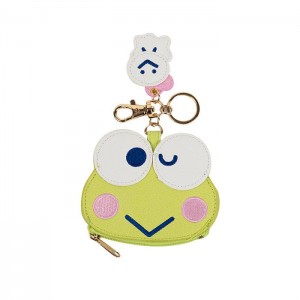 Hello Kitty Keroppi Keychain Coin Purse (Teru Teru and Me Series) Yellow | USA_HK12508