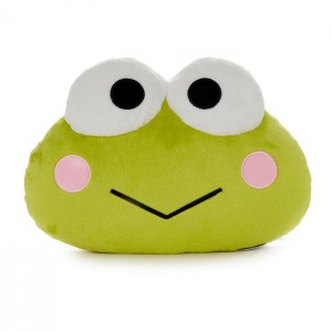 Hello Kitty Keroppi Large 16" Face Plush (Kero-Dot Series) Green | USA_HK45616