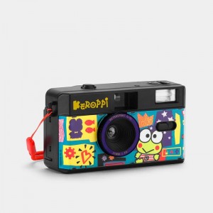 Hello Kitty Keroppi Let's Get Hoppin' 35mm Camera Black | USA_HK25670