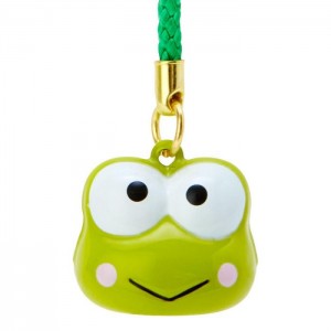 Hello Kitty Keroppi Mini Mascot Bell Charm Green | USA_HK17012