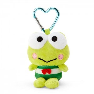 Hello Kitty Keroppi Plush Mascot All My Heart Keychain Green | USA_HK51662