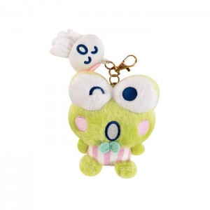Hello Kitty Keroppi Plush Mascot Keychain (Teru Teru and Me Series) Green | USA_HK22390