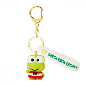 Hello Kitty Keroppi Signature Keychain Green | USA_HK36151