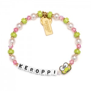 Hello Kitty Keroppi x Little Words Project Beaded Bracelet Multicolor | USA_HK74390