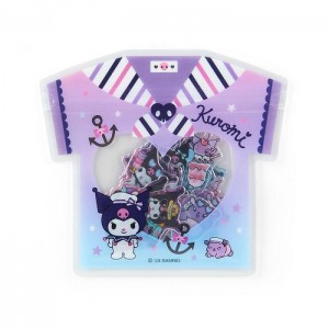 Hello Kitty Kuromi 24-Piece Summer Tee Mini Sticker Pack Purple | USA_HK92930