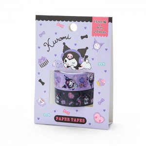 Hello Kitty Kuromi 2-Piece Washi Tape Set Purple | USA_HK49396