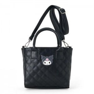Hello Kitty Kuromi 2-Way Mini Quilted Black | USA_HK14649
