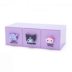 Hello Kitty Kuromi 3-Tier Besties Stacking Container Purple | USA_HK86002