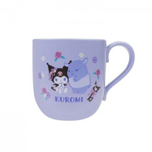 Hello Kitty Kuromi Ceramic Mug (Charming Florals Series) Purple | USA_HK76152