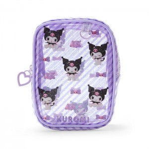 Hello Kitty Kuromi Clear Mini Zipper Purple | USA_HK16739