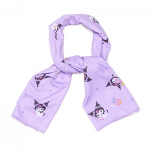 Hello Kitty Kuromi Cooling Scarf Purple | USA_HK69418