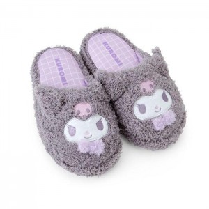 Hello Kitty Kuromi Cozy Sherpa Kids Slippers Purple | USA_HK77298