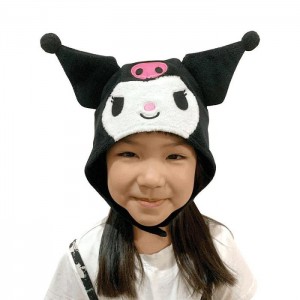 Hello Kitty Kuromi Kids Kigurumi Hat Black | USA_HK59381