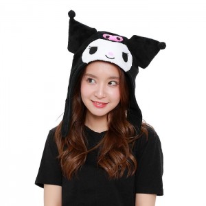 Hello Kitty Kuromi Kigurumi Hat Black | USA_HK46097