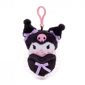 Hello Kitty Kuromi Lovely Ribbons Mascot Clip Purple / Black | USA_HK53378