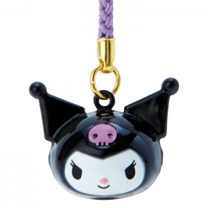 Hello Kitty Kuromi Mini Mascot Bell Charm Black | USA_HK69604