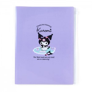 Hello Kitty Kuromi Multi-Pocket File Folder Purple | USA_HK77349