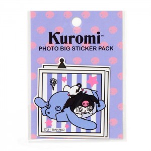 Hello Kitty Kuromi Photo Big Sticker Pack Purple | USA_HK30335