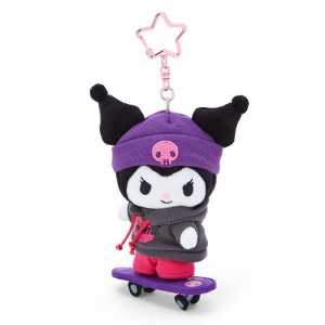 Hello Kitty Kuromi Plush Mascot Keychain (Sk8r Squad Series) Multicolor | USA_HK41577