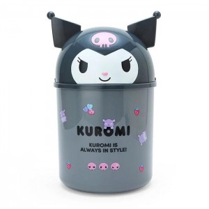 Hello Kitty Kuromi Tidy Trash Bin Grey | USA_HK68015