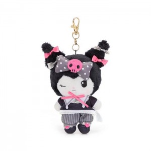 Hello Kitty Kuromi Winking Plush Mascot (Dainty Doll Series) Black | USA_HK42543