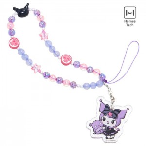 Hello Kitty Kuromi - Lolita Version Beaded Charm Mobile Phone Wrist Strap Purple | USA_HK76910