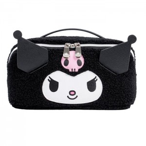 Hello Kitty Kuromi x Impressions Vanity Unfold Travel Bag Black | USA_HK18479