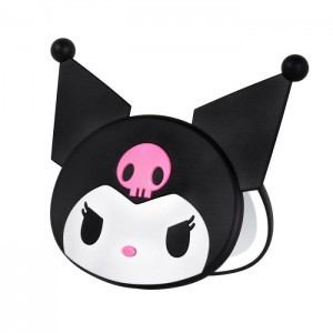 Hello Kitty Kuromi x Impressions Vanity LED Compact Mirror Black | USA_HK79579