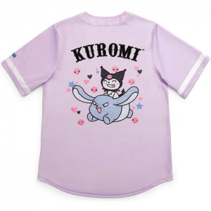 Hello Kitty Kuromi x JapanLA Baseball Jersey Purple | USA_HK92660