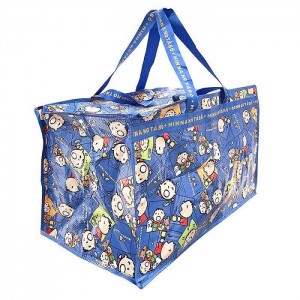 Hello Kitty Minna No Tabo Foldable Storage Bag Blue | USA_HK28401