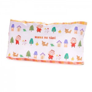 Hello Kitty Minna No Tabo Pillowcase (Orange Plaid Series) Multicolor | USA_HK42666