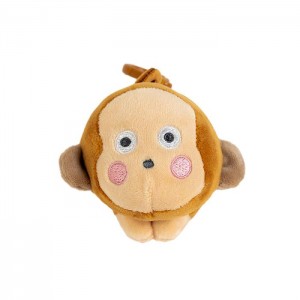 Hello Kitty Monkichi Plush Mascot Clip Brown | USA_HK87012