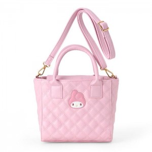 Hello Kitty My Melody 2-Way Mini Quilted Pink | USA_HK22372