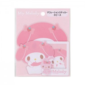 Hello Kitty My Melody 3-pc Dress Your Tech Sticker Set Pink | USA_HK76555