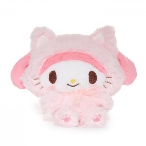 Hello Kitty My Melody 6" Kitten Mascot Plush Pink | USA_HK69050