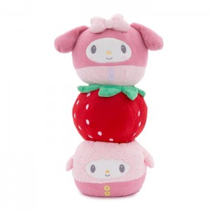 Hello Kitty My Melody Bestie Throw Pillow Pink | USA_HK29498