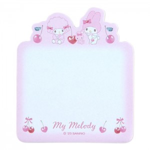 Hello Kitty My Melody Besties Sticky Notes Pink | USA_HK66084
