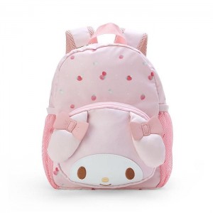 Hello Kitty My Melody Face Kids Backpack Pink | USA_HK67052