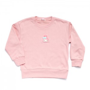 Hello Kitty My Melody Kids Mascot Sweatshirt Pink | USA_HK21611