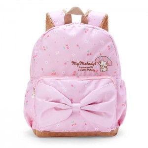 Hello Kitty My Melody Kids Sweet Ribbon Backpack Pink | USA_HK93468
