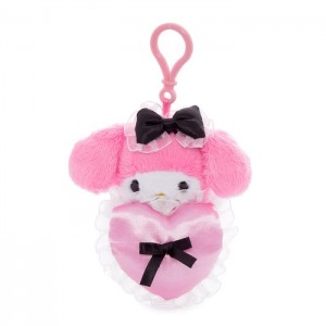 Hello Kitty My Melody Lovely Ribbons Mascot Clip Pink | USA_HK33949